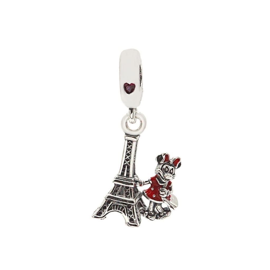Talisman Argint pentru Bratara Minnie in Paris