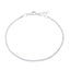 Bratara Aur Alb 14k cu Pietre Albe 1 mm