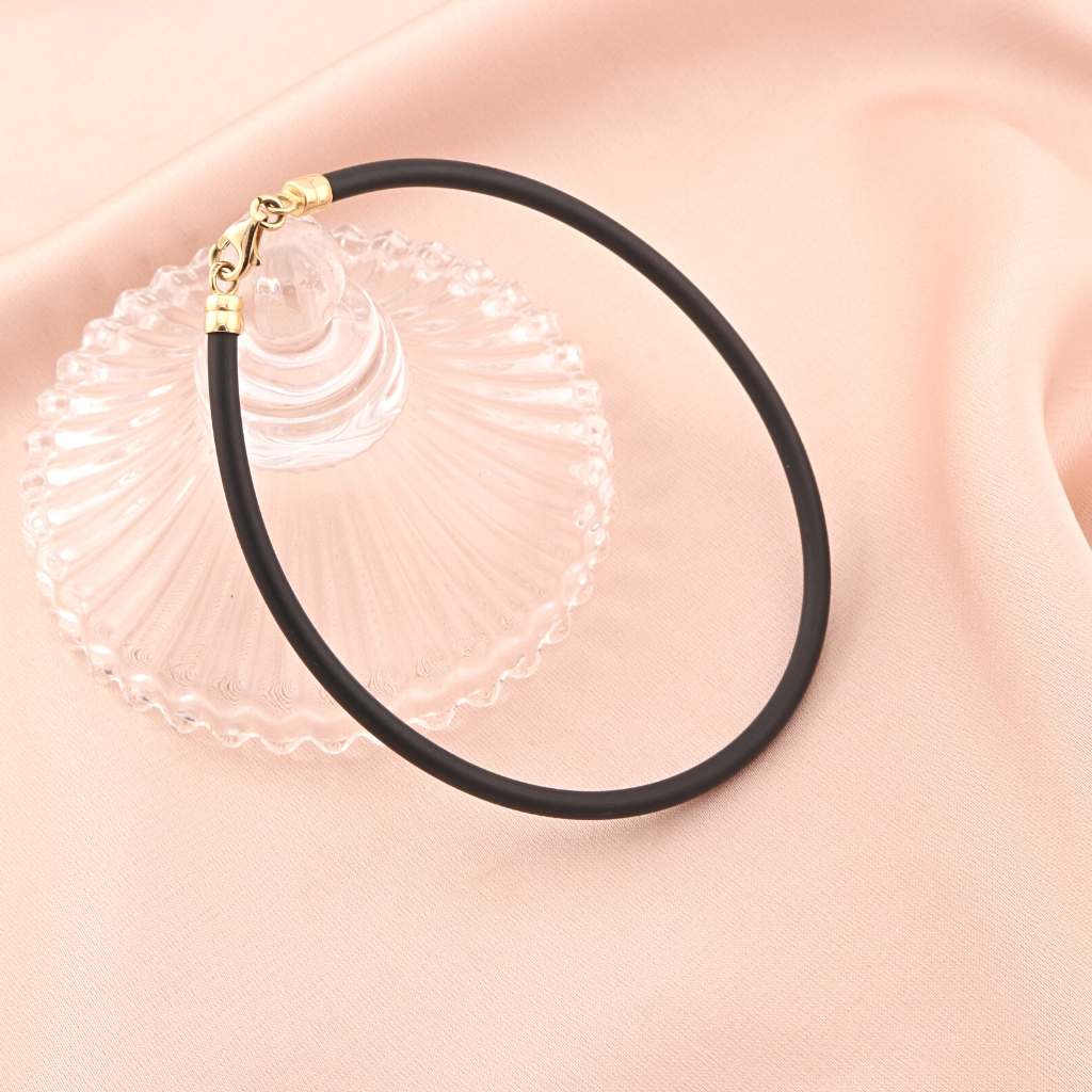 Bratara Unisex din Silicon si Aur 14k