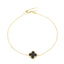 Bratara Aur 14k Floare cu Onix