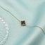 Bratara Aur 14k Floare cu Onix