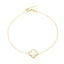 Bratara Aur 14k Floare cu Sidef