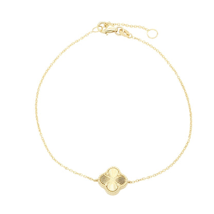 Bratara Aur 14k Floare cu Striatii