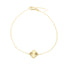 Bratara Aur 14k Floare cu Striatii