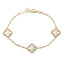 Bratara Aur 14k Flori Sidef