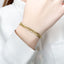 Bratara Aur 14k Impletita Cuban