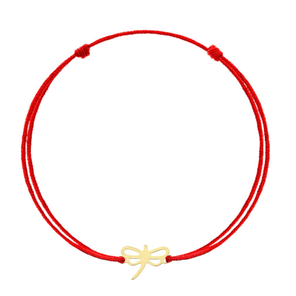 Martisor Bratara Aur 14k Libelula pe Snur