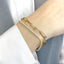 Bratara Aur 14k Paperclip
