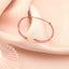 Bratara Aur 14k Snur Rosu Litera C