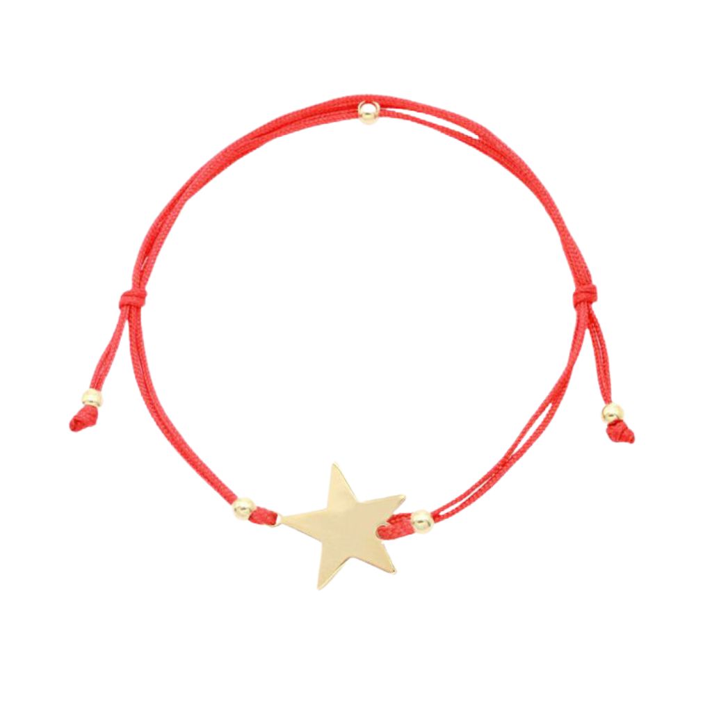 Bratara Aur 14k Snur Steluta Laser Cut