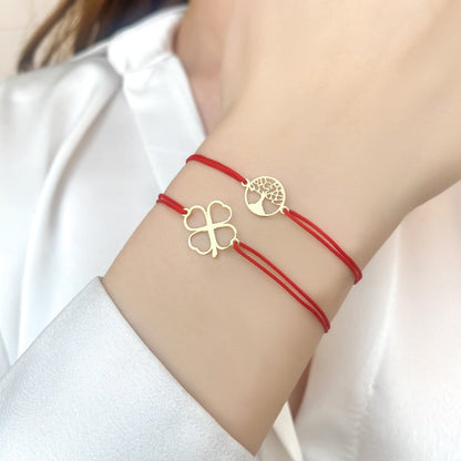 Bratara Aur 14k Snur Trifoi