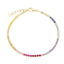 Bratara Aur 14k Tennis cu Pietre Multicolore
