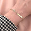 Bratara Copii Aur 14k Coronita Princess si Placuta