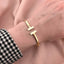 Bratara Fixa Aur 14k T-Bar