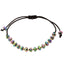 Bratara Snur Bile de Aur 14k si Hematit Multicolor