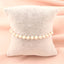 Bratara Snur cu Bile Aur 14k si Cristal Cubic Roz Pal 4 mm