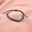 Bratara Snur Unisex Bile Aur 14k si Hematit Wavy Link
