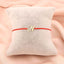 Martisor Bratara Aur 14k Snur Rosu Litera N 1 cm