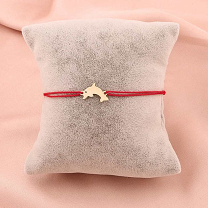 Martisor Bratara Aur Snur 14k Delfin