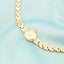 Ceas Aur 14k Geneve Dama Cadran Oval