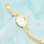 Ceas Aur 14k Geneve Dama Cadran Patrat