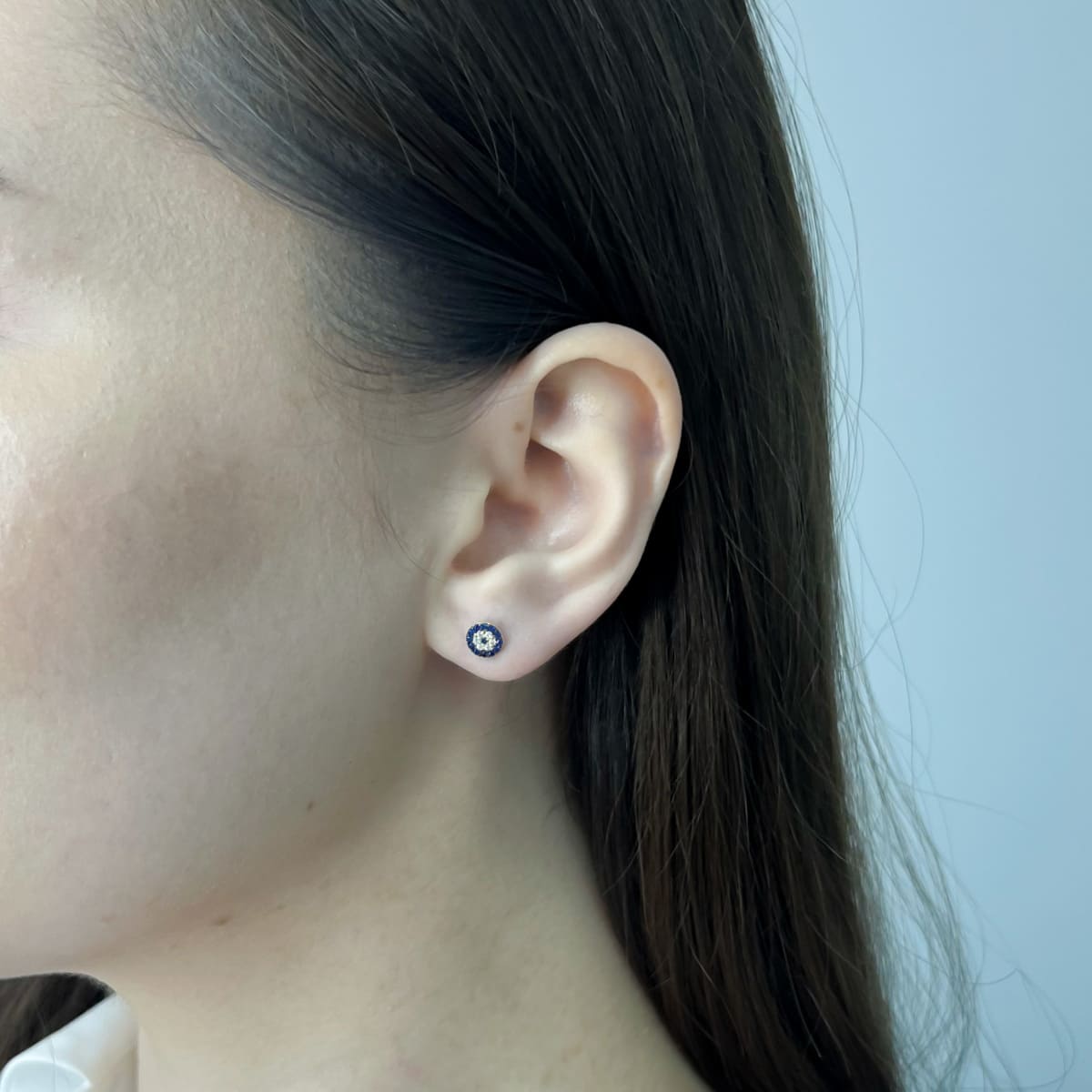 Cercei Aur 14k Evil Eye
