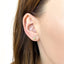 Cercei Aur 14k Cerc cu Zirconii
