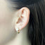 Cercei Aur 14k cu Floare Email 8mm