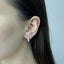 Cercei Aur 14k cu Pietre Zirconia Albe
