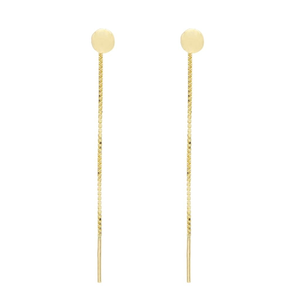 Cercei Aur 14k Fir Bila 4 mm