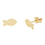 Cercei Aur 14k Fish