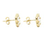 Cercei Aur 14k Floare cu Sidef 8mm