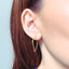 Cercei Aur 14k Forma Romb