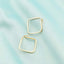 Cercei Aur 14k Forma Romb