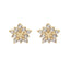 Cercei Aur 14k Fulg cu Pietre Zirconia