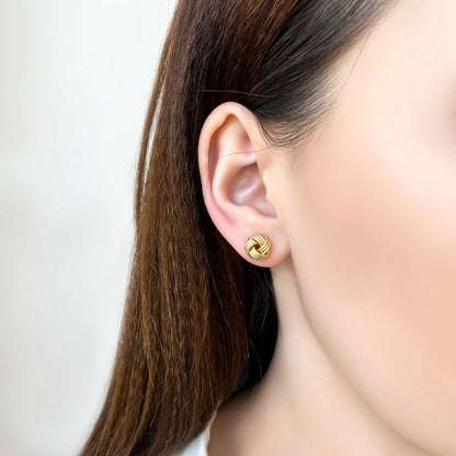 Cercei Aur 14k Impletiti