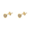 Cercei Aur 14k Minimalisti cu Piatra Zirconia