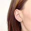 Cercei Aur 14k Minnie Mouse cu Pietre Zirconia