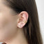 Cercei Aur 14k Model Minimalist cu Piatra Zirconia
