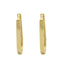 Cercei Aur 14k Ovali Huggie Hoops