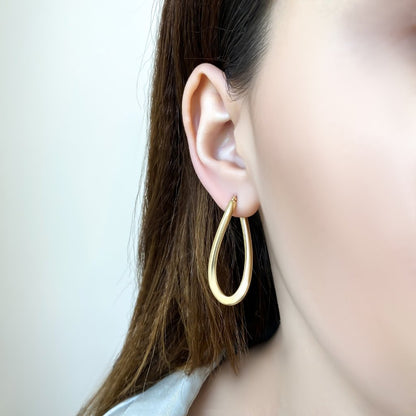 Cercei Aur 14k Rasuciti