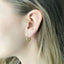 Cercei Aur 14k Safety Pin