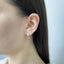 Cercei Copii Aur 14k Cirese si Pietre Zirconia