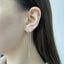 Cercei Fir Dublu Aur 14k Infinit cu Pietre Zirconia