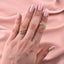 Inel Aur 14k Cui Dublu cu Pietre Zirconia