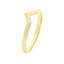 Inel Aur 14k Minimalist V-Shape