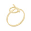 Inel Aur 14k Minimalist T-Bar