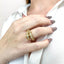 Inel Aur 14k Sarpe cu Pietre Zirconia