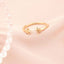 Inel Aur 14k Ajustabil Twinkle Stars