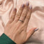Inel Aur 14k Eternity cu Pietre Negre 2 mm